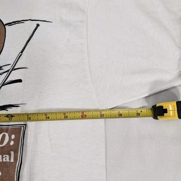 Vintage Nwot Couch Potato Funny Humor Gag Gifts 80s Screen Stars Ringer Tee L - Picture 7 of 9